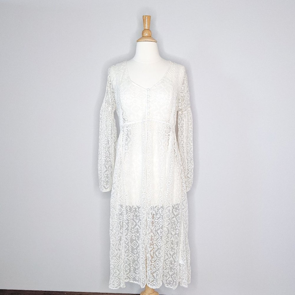 Maeve San-Michel Lace Duster